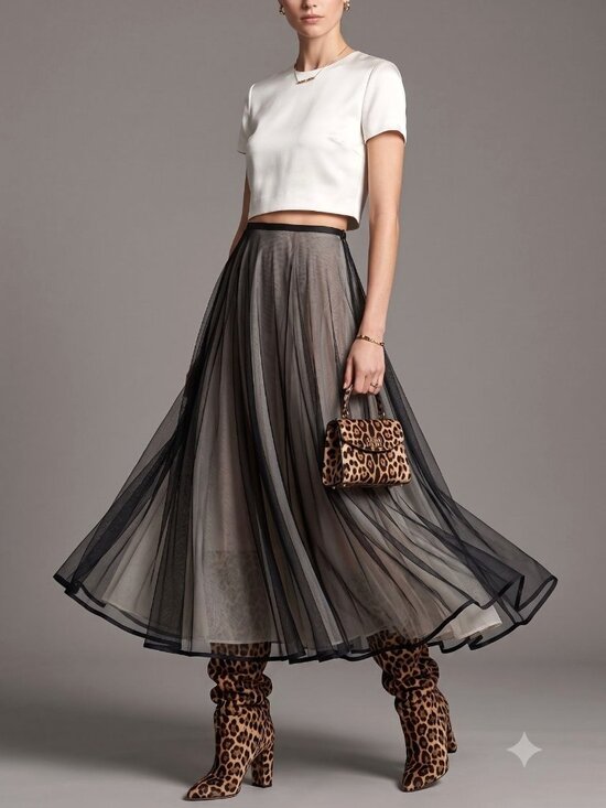 Alexia Admor Dresses & Skirts - Alexia Admor New York Size 6 Long Full Length Whimsy Glam Grunge Tulle Skirt